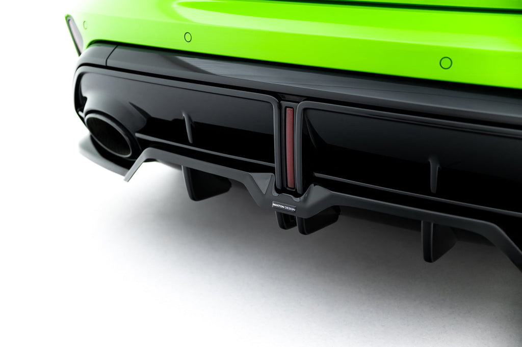 Rear Diffuser V.2 Audi RS3 Sportback 8Y Facelift (with vertical fins)
