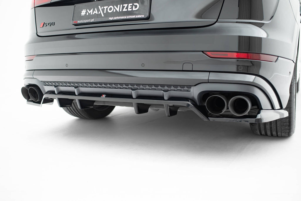 Rear Diffuser V.2 Audi SQ8 Q8 S-Line Mk1 Facelift (with vertical bars)
