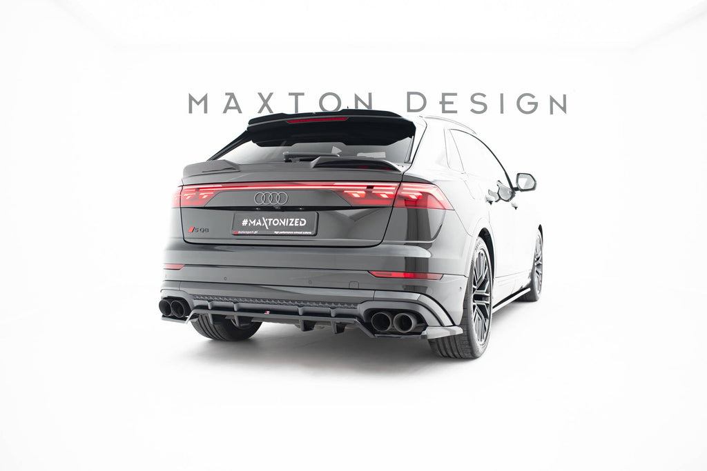 Rear Diffuser V.2 Audi SQ8 Q8 S-Line Mk1 Facelift (with vertical bars)