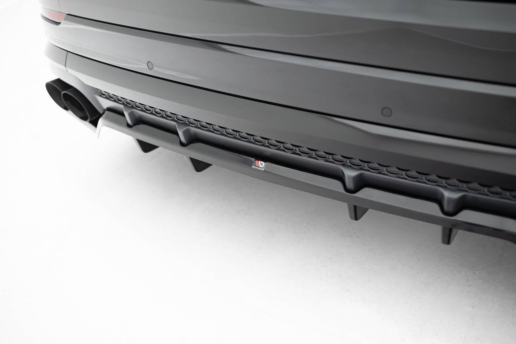 Rear Diffuser V.2 Audi SQ8 Q8 S-Line Mk1 Facelift (with vertical bars)