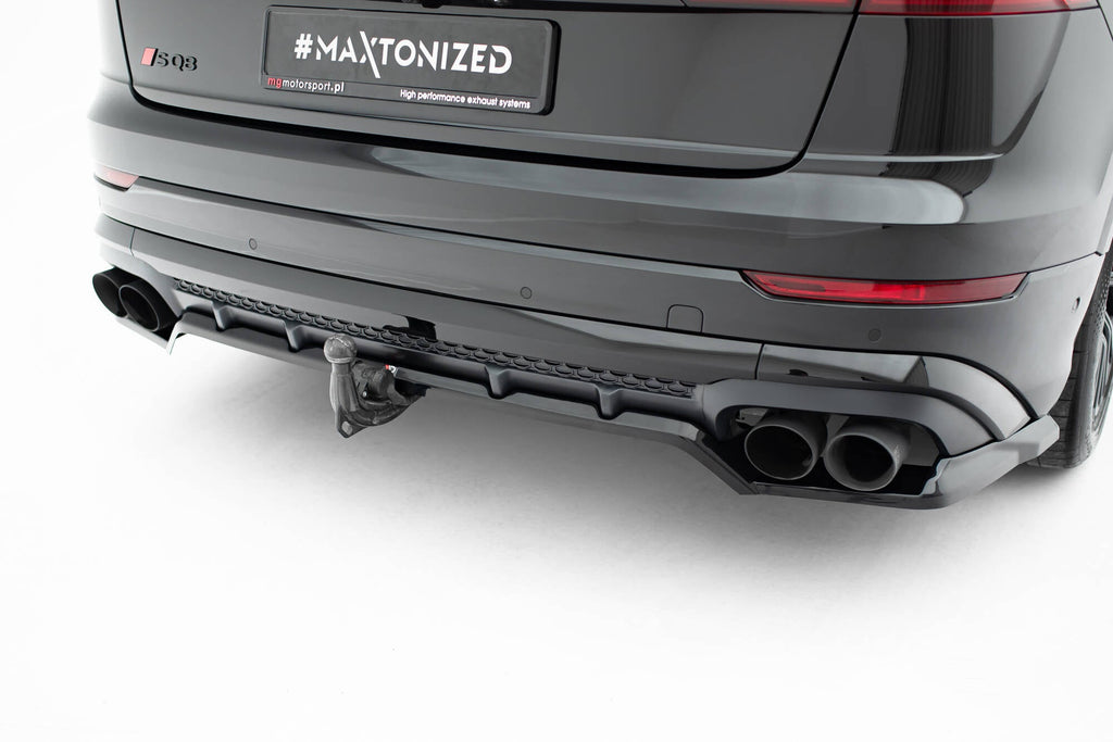 Rear Diffuser V.2 Audi SQ8 Q8 S-Line Mk1 Facelift (with vertical bars)