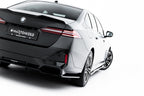Splitter trasero V.2 BMW Serie 5 i5 M-Pack Berlina / Touring G60 / G61 (con barras verticales)
