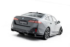 Rear Splitter V.2 BMW 5 Series i5 M-Pack Sedan / Touring G60 G61 (with vertical bars)