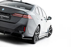 Rear Splitter V.2 BMW 5 Series i5 M-Pack Sedan / Touring G60 G61 (with vertical bars)