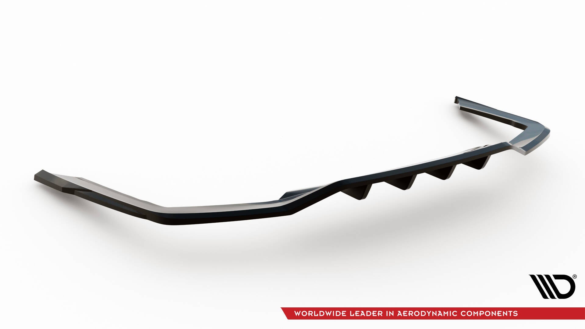 Splitter trasero V.2 BMW 7 M-Pack G11 G12 Facelift (con barras verticales)