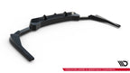 Splitter trasero V.2 BMW X4 M-Pack G02 Facelift (con barras verticales)