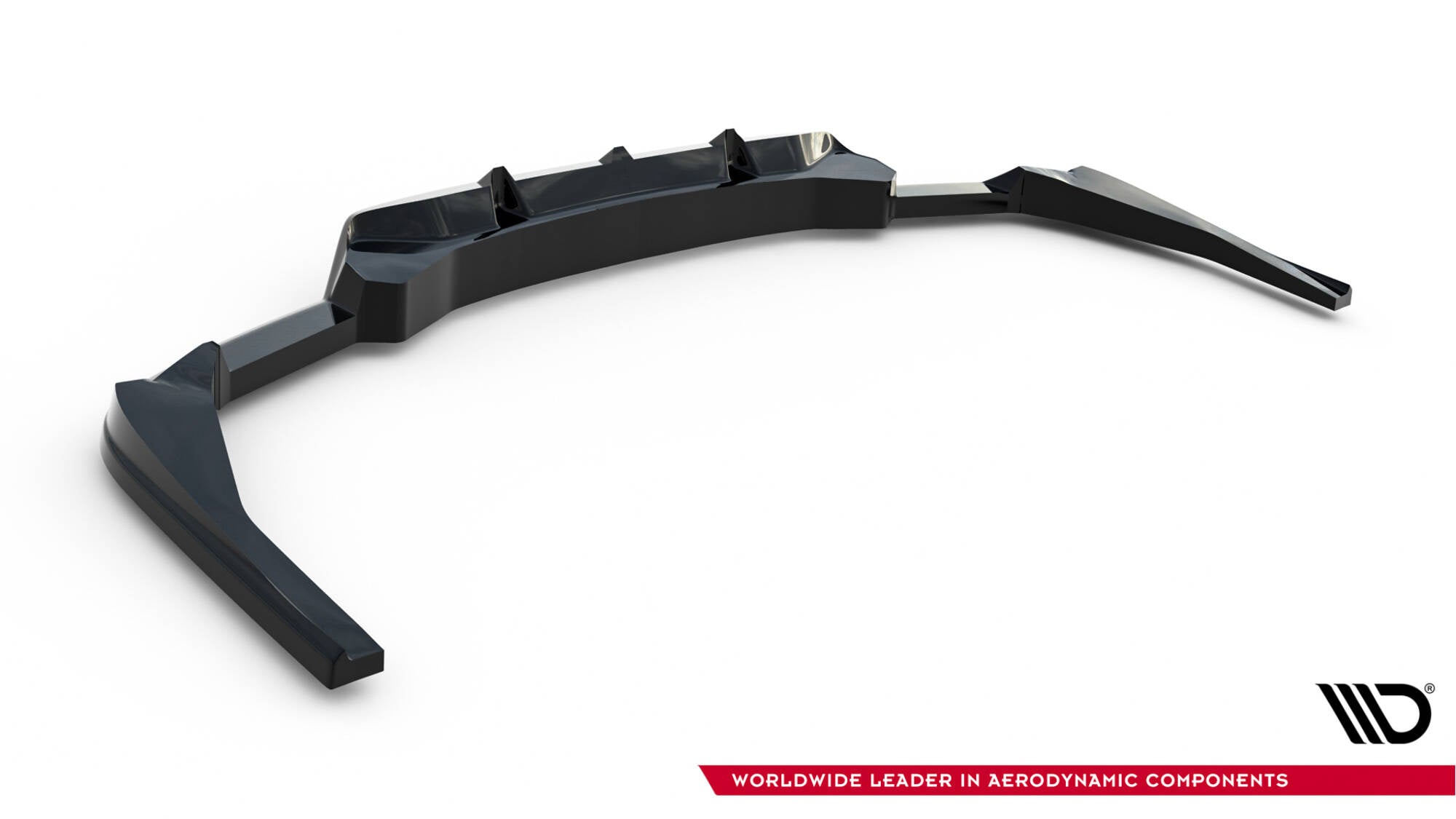 Splitter trasero V.2 BMW X4 M-Pack G02 Facelift (con barras verticales)