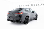Splitter trasero V.2 BMW X4 M-Pack G02 Facelift (con barras verticales)