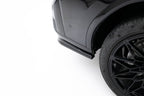 Splitter trasero V.2 BMW X4 M-Pack G02 Facelift (con barras verticales)