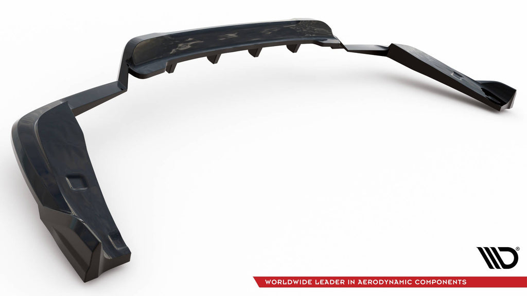 Splitter trasero V.2 BMW X4 M40i G02 (con barras verticales)