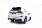 Splitter trasero V.2 BMW X5 M-Pack G05 Facelift (con barras verticales)