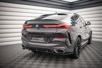 Splitter trasero V.2 BMW X6 M-Pack G06 (con barras verticales)