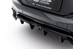 Splitter trasero V.2 BMW X6 M-Pack G06 Facelift (con barras verticales)