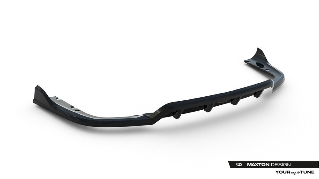 Splitter trasero V.2 BMW X6 M-Pack G06 Facelift (con barras verticales)
