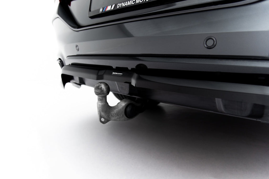 Splitter trasero V.2 BMW X6 M-Pack G06 Facelift (con barras verticales)