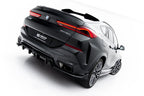 Splitter trasero V.2 BMW X6 M-Pack G06 Facelift (con barras verticales)