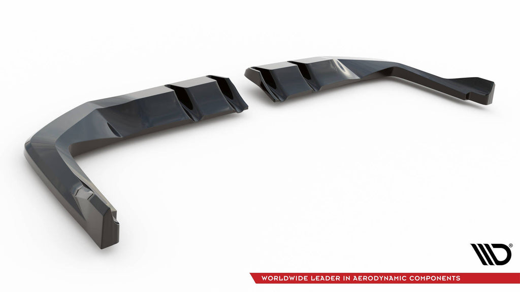 Splitter trasero V.2 Honda Civic Type-R Mk11 (con barras verticales)
