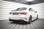 Splitter trasero V.2 Mercedes Clase A 35 AMG Sedán V177 (con barras verticales)