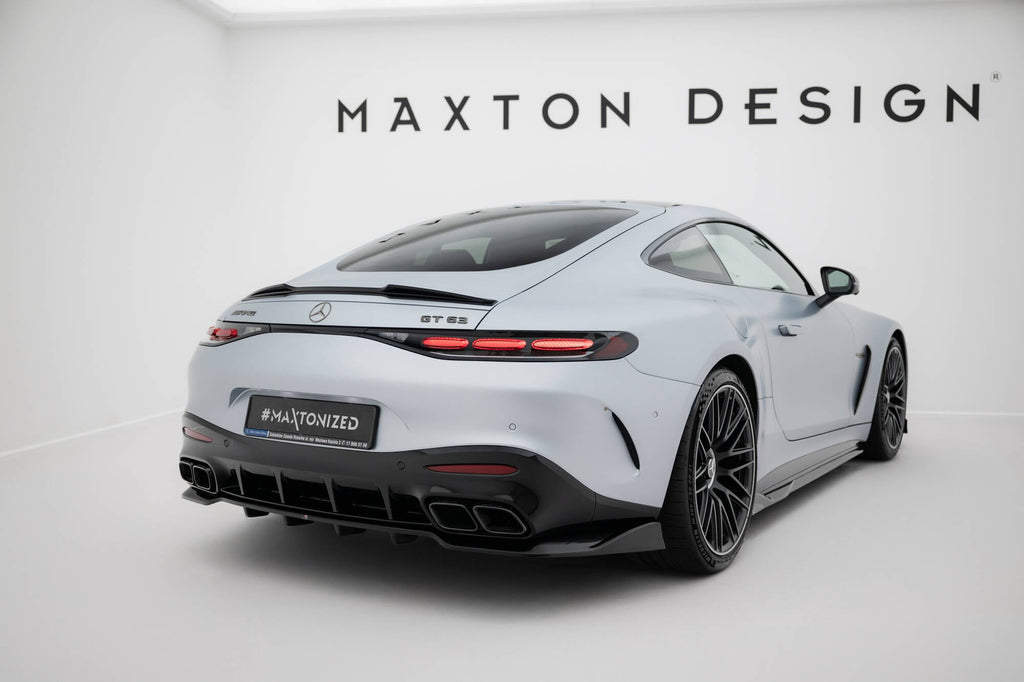 Splitter trasero V.2 Mercedes-AMG GT 63, 55, 63 S E Performance C192 (con barras verticales)