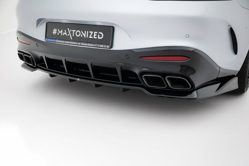 Splitter trasero V.2 Mercedes-AMG GT 63, 55, 63 S E Performance C192 (con barras verticales)