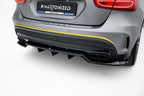 Splitter trasero V.2 Mercedes-Benz GLA 45 AMG X156 (con barras verticales)