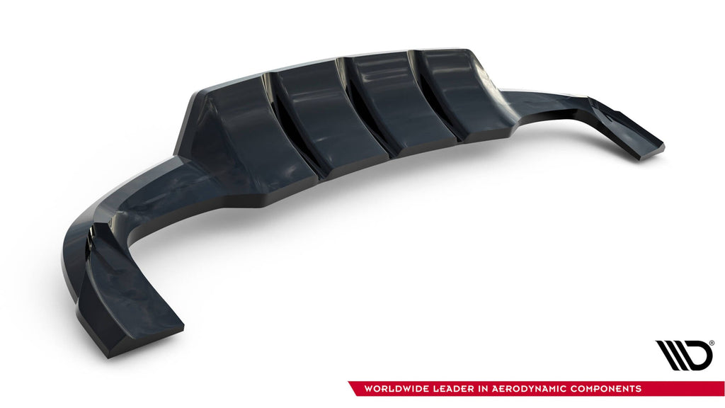 Splitter trasero V.2 Mercedes-Benz GLA 45 AMG X156 (con barras verticales)