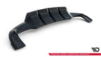 Splitter trasero V.2 Mercedes-Benz GLA 45 AMG X156 (con barras verticales)