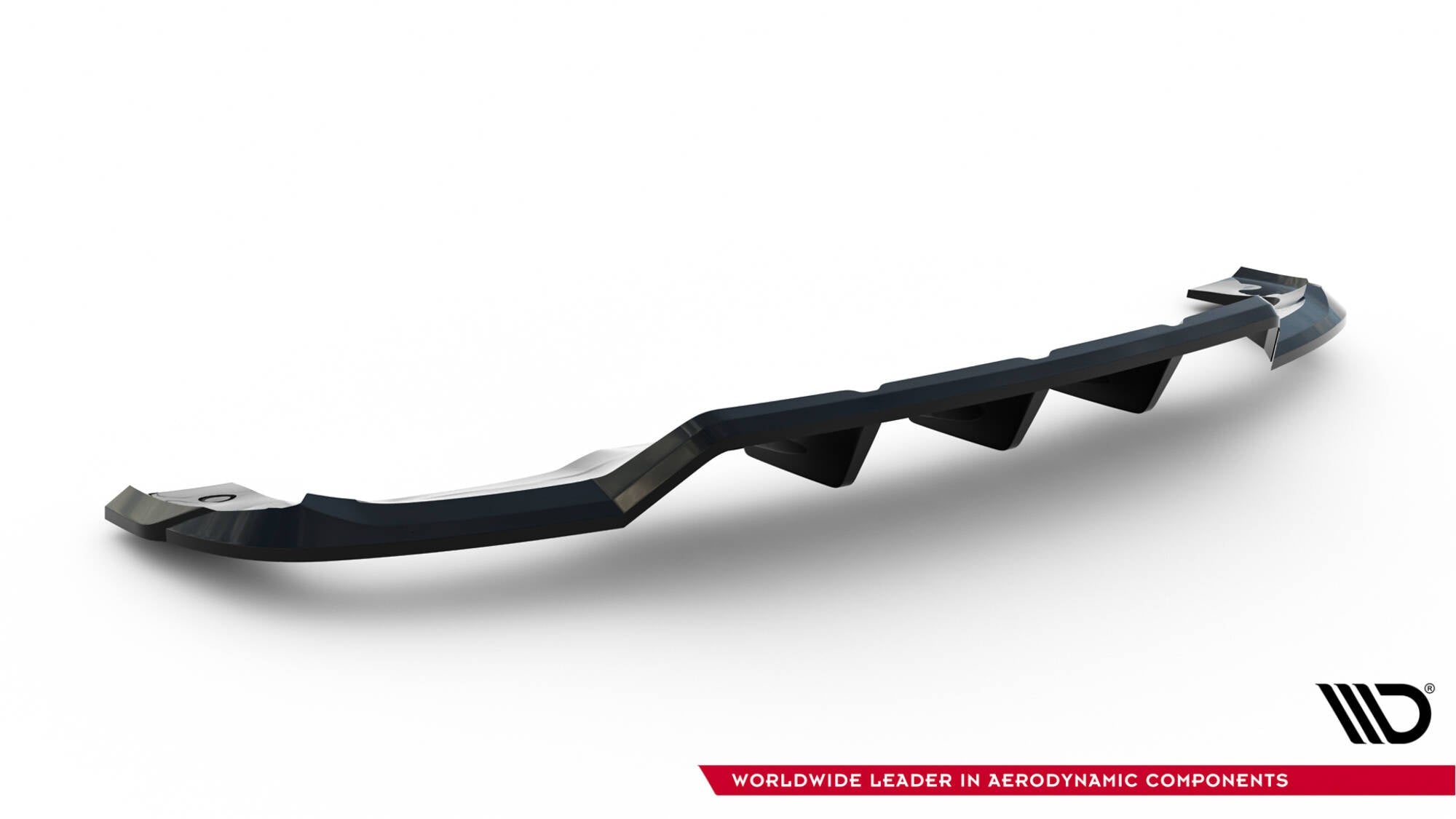 Splitter trasero V.2 Mercedes-Benz GLA 45 AMG X156 (con barras verticales)
