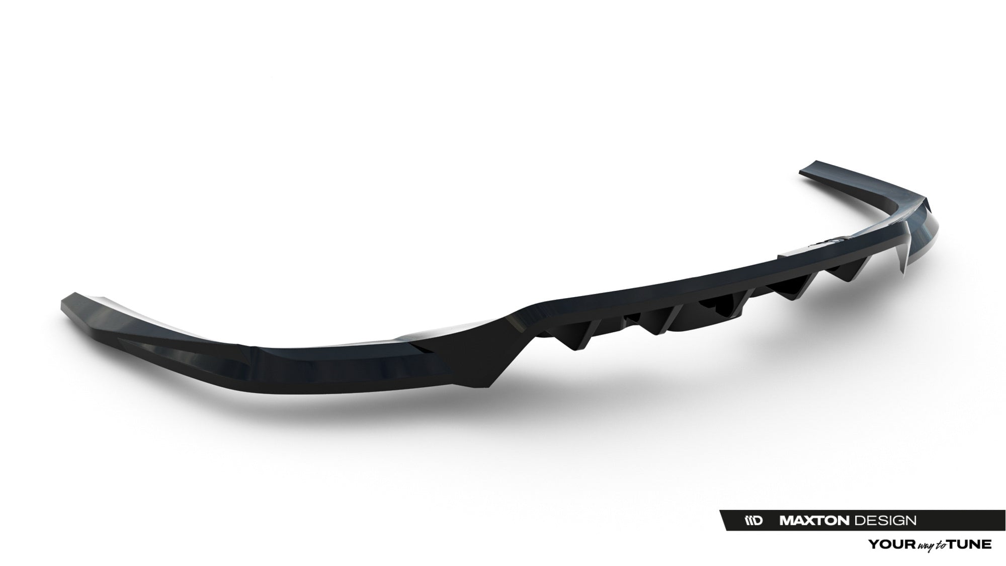 Splitter trasero V.2 Mercedes-Benz GLS AMG-Line X167 (con barras verticales)