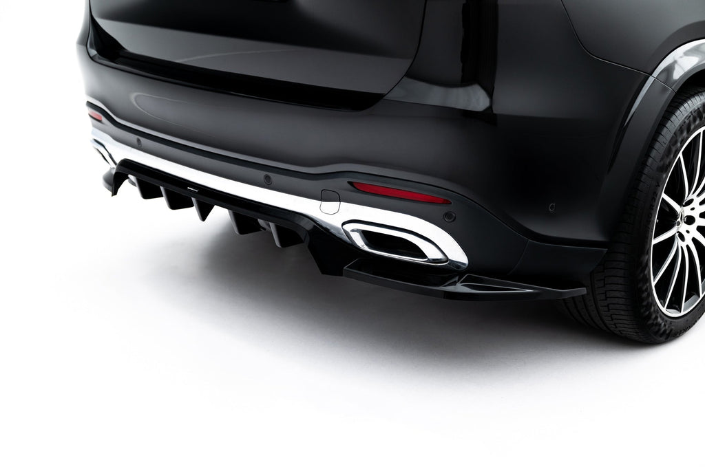 Rear Splitter V.2 Mercedes-Benz GLS AMG-Line X167 (with vertical bars)