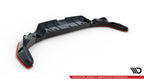 Splitter trasero V.2 Subaru BRZ Mk2 (con barras verticales)