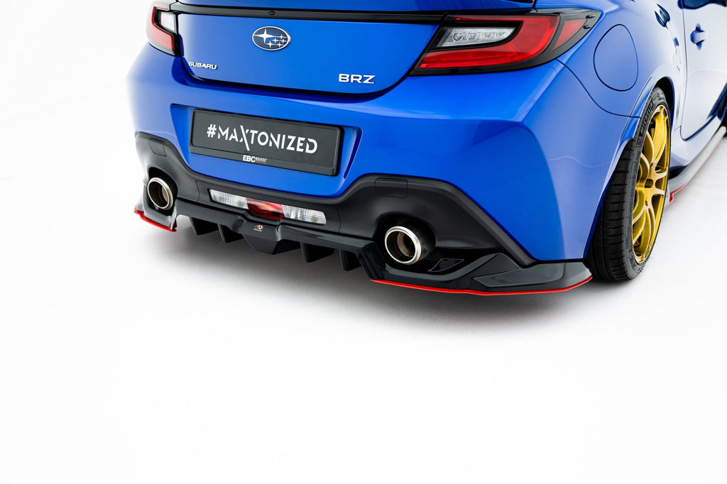 Splitter trasero V.2 Subaru BRZ Mk2 (con barras verticales)