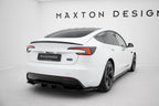 Rear Diffuser V.2 Tesla Model 3 Performance Mk1 Facelift (with vertical fins)