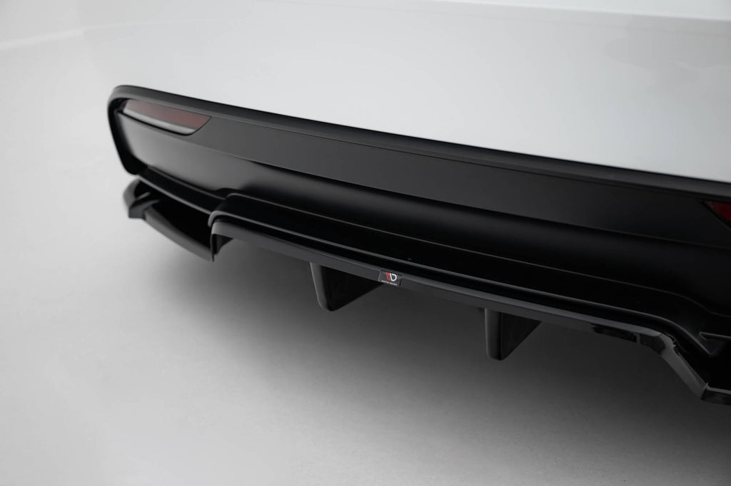Rear Diffuser V.2 Tesla Model 3 Performance Mk1 Facelift (with vertical fins)