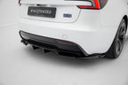 Rear Diffuser V.2 Tesla Model 3 Performance Mk1 Facelift (with vertical fins)