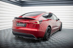 Rear Diffuser V.2 Tesla Model 3 Project Highland (Facelift) with vertical strakes