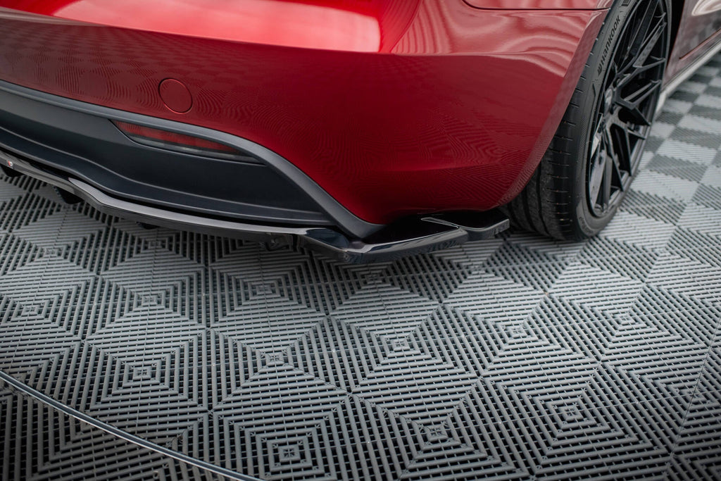 Rear Diffuser V.2 Tesla Model 3 Project Highland (Facelift) with vertical strakes