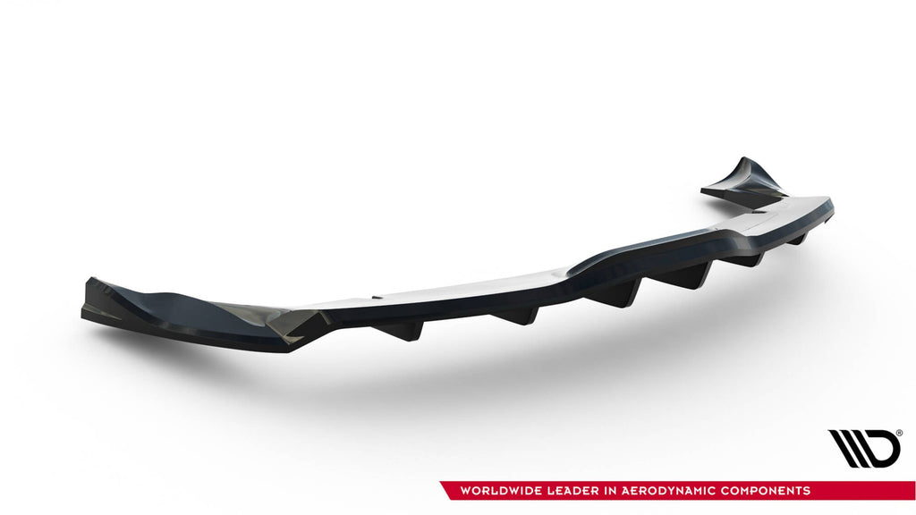 Splitter trasero V.2 Tesla Model X Mk1 Facelift (con barras verticales)