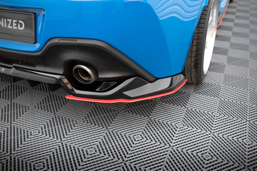 Splitter trasero V.2 Subaru BRZ Mk2 (con barras verticales)