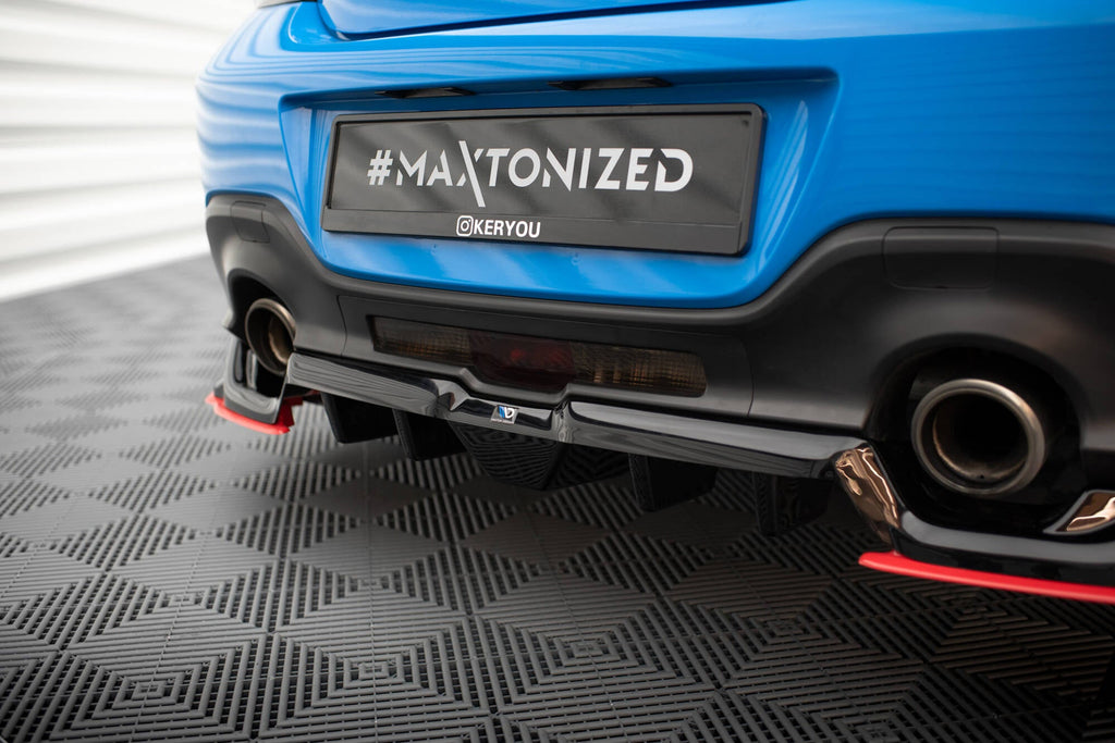 Splitter trasero V.2 Subaru BRZ Mk2 (con barras verticales)