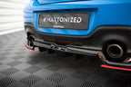 Splitter trasero V.2 Subaru BRZ Mk2 (con barras verticales)