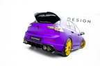 Rear Diffuser V.2 Volkswagen Golf R Hatchback Mk8 Facelift (with vertical bars)
