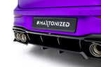 Rear Diffuser V.2 Volkswagen Golf R Hatchback Mk8 Facelift (with vertical bars)