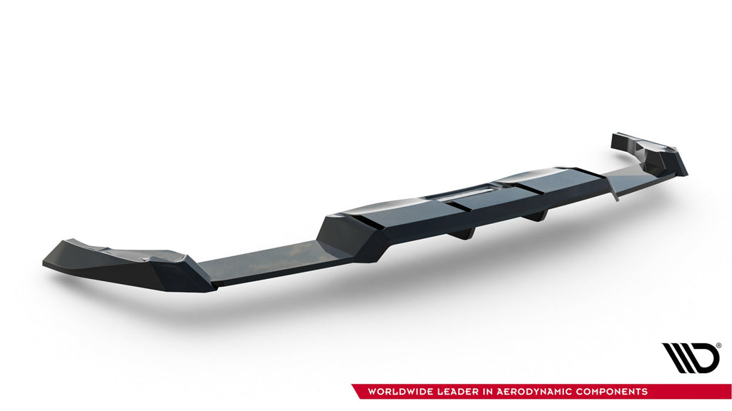 Rear Diffuser V.2 Volkswagen Golf R Hatchback Mk8 Facelift (with vertical bars)