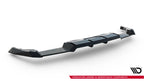 Rear Diffuser V.2 Volkswagen Golf R Hatchback Mk8 Facelift (with vertical bars)