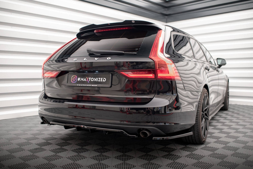 Splitter trasero V.2 Volvo V90 Mk2 (con barras verticales)