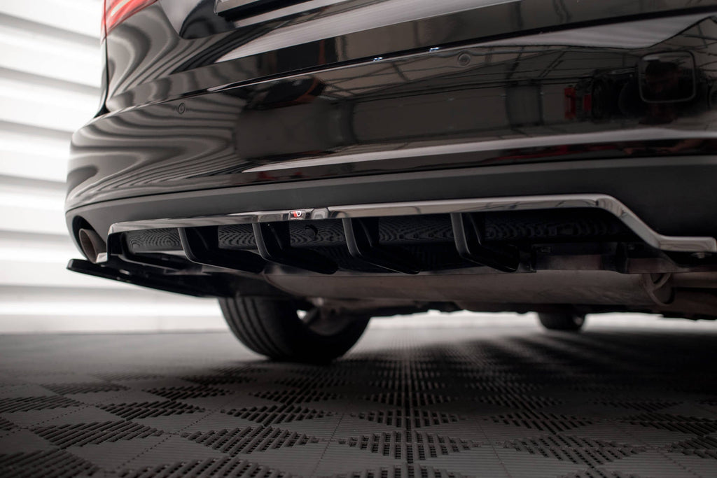 Splitter trasero V.2 Volvo V90 Mk2 (con barras verticales)