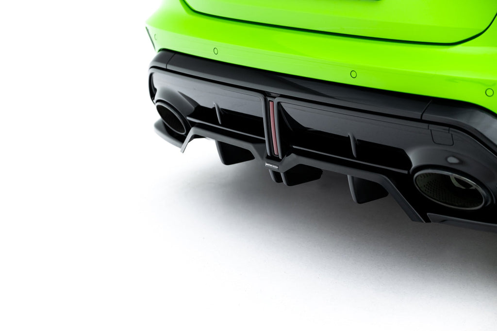 Rear diffuser V.3 Audi RS3 Sportback 8Y Facelift (with vertical fins)