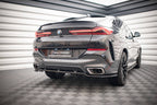 Splitter trasero V.3 BMW X6 M-Pack G06 (con barras verticales)