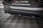 Splitter trasero V.3 BMW X6 M-Pack G06 (con barras verticales)